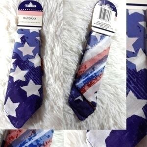 🛍🇺🇸USA Stars & Multicolor Stripes Bandana
